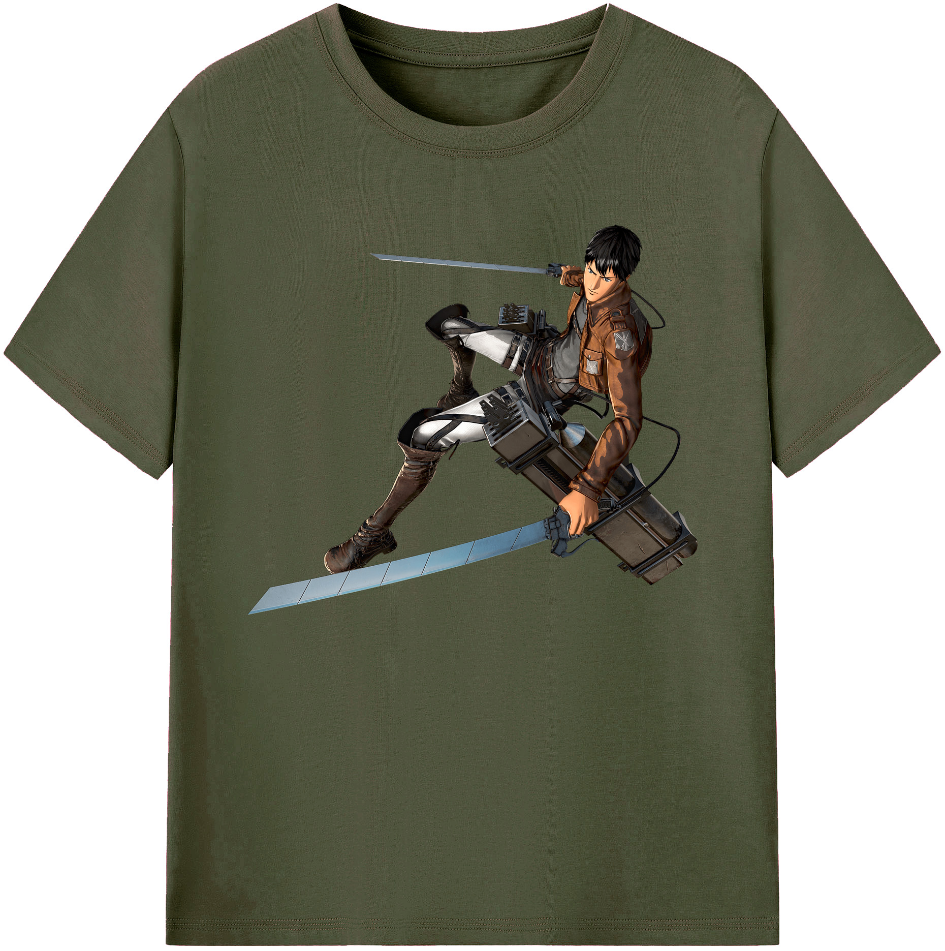 （画像用） 進撃の巨人 ベルトルト・フーバー Attack on Titan Bertholdt Hoover 綿100％ メンズ半袖Tシャツ｜肌触りやわらか＆通気性